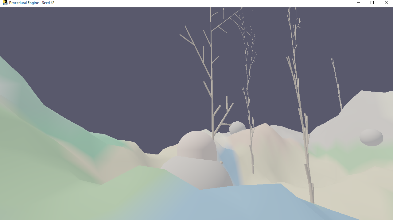 Procedural Game Engine Screenshot